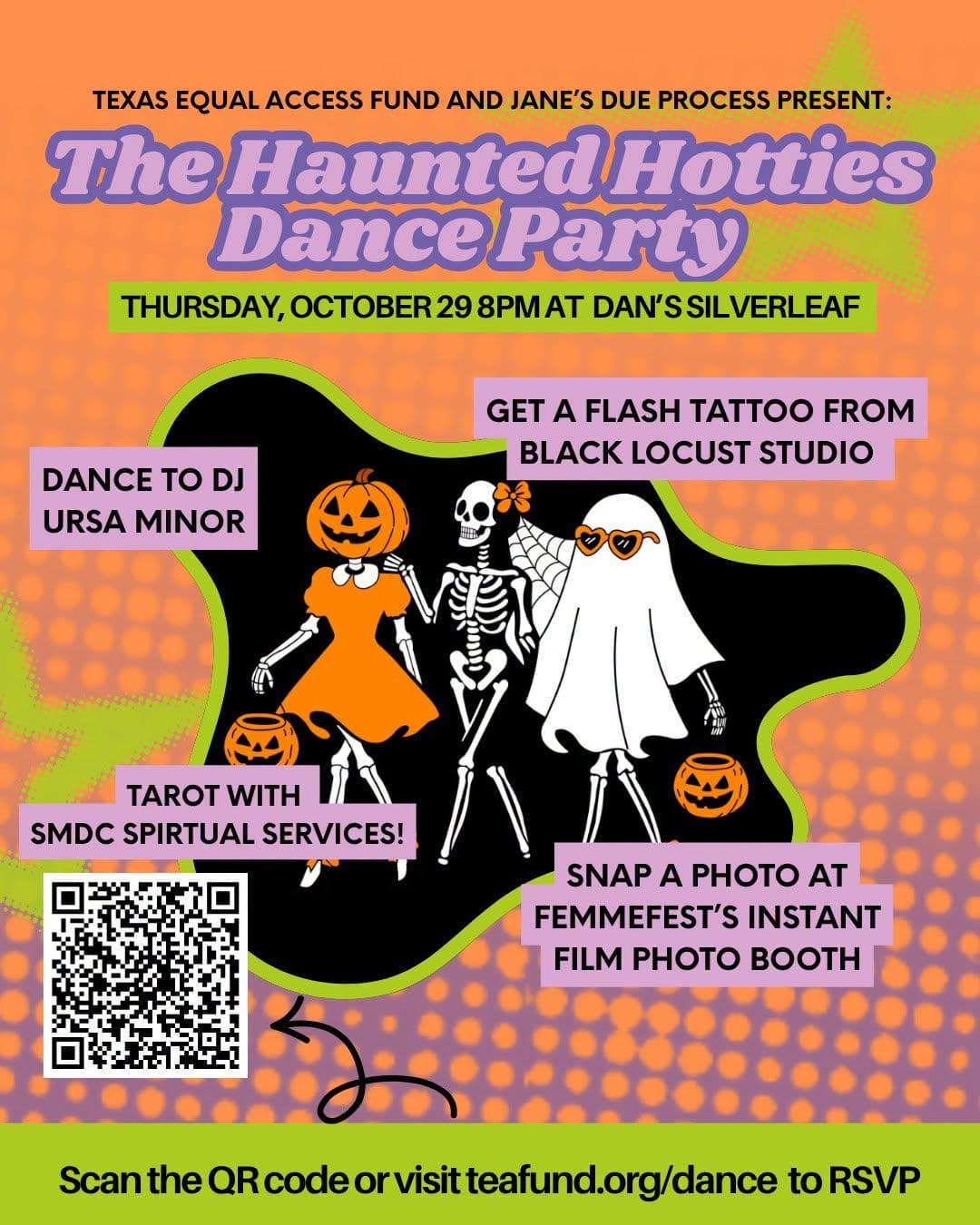 TEAFUND Presents: Haunted Hotties Dance Party 2026 - Live at Dan's Silverleaf