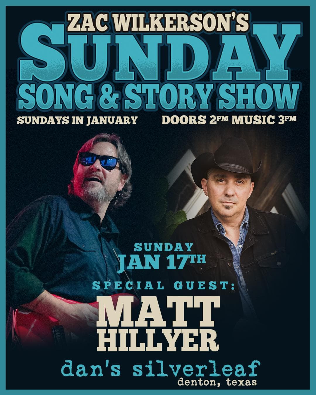 Zac Wilkerson's Sunday Song & Story w/ Matt Hillyer - Live at Dan's Silverleaf