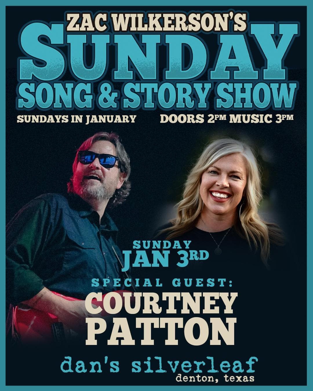Zac Wilkerson's Sunday Song & Story w/ Courtney Patton - Live at Dan's Silverleaf