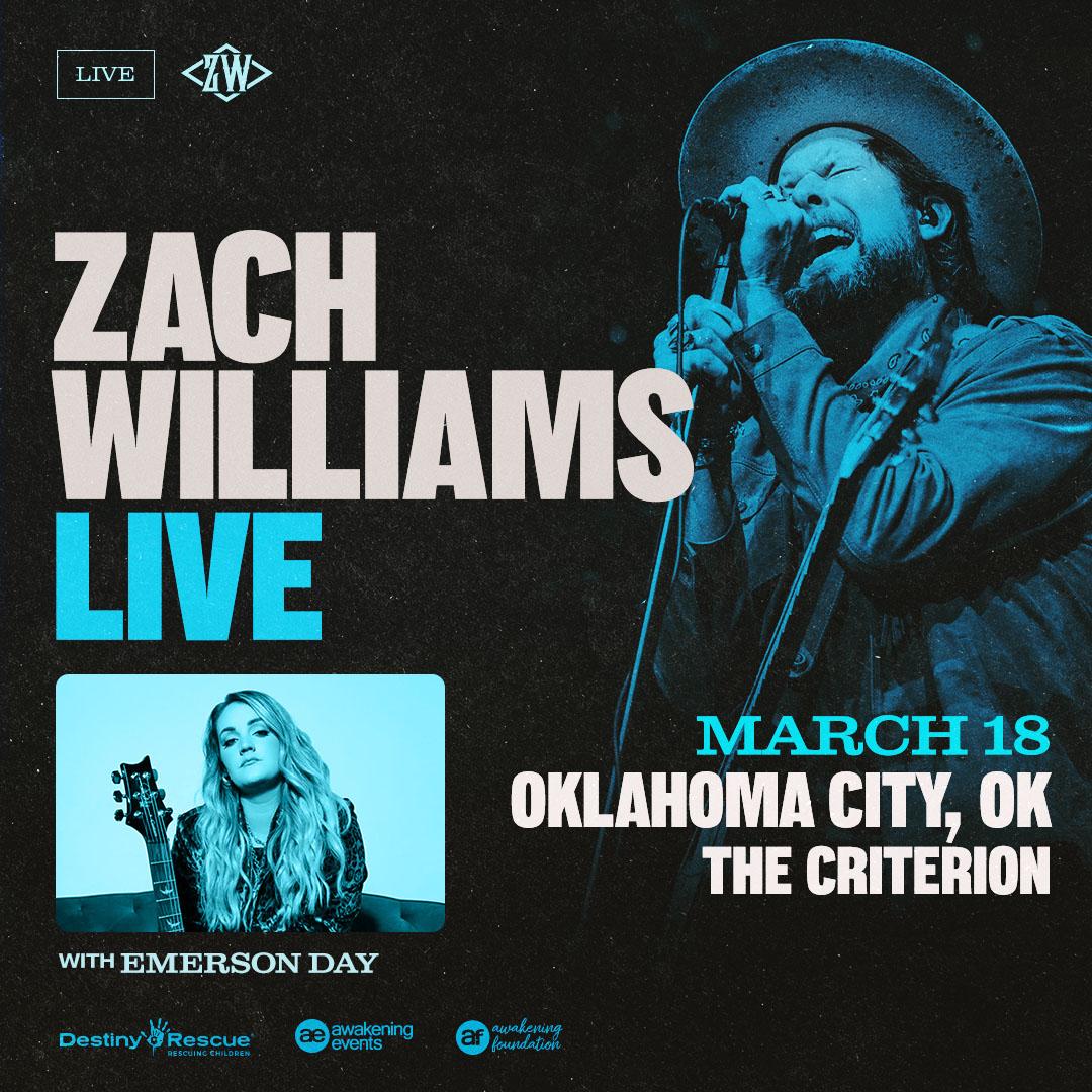 Zach Williams LIVE with special guest Emerson Day