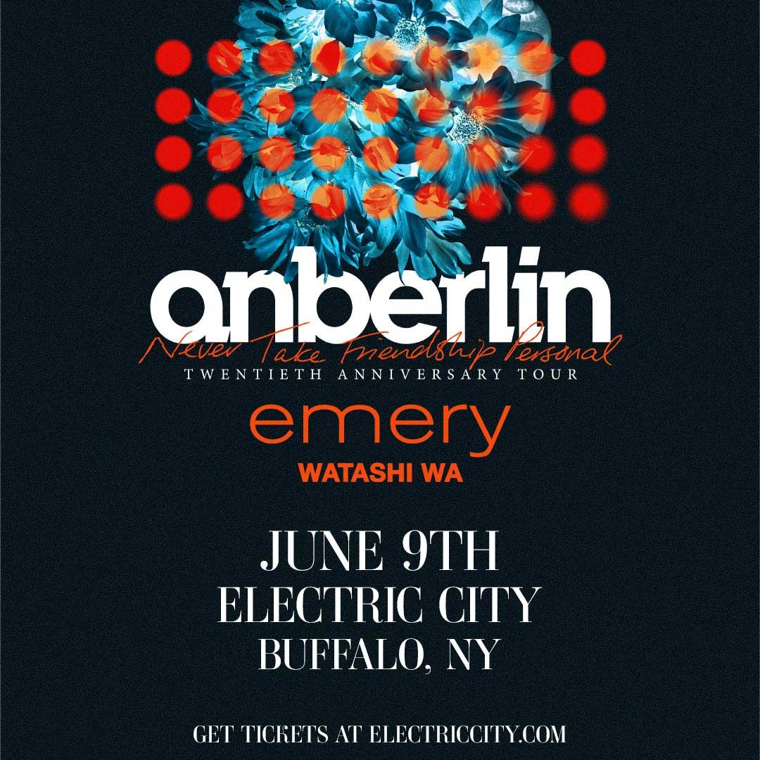 Anberlin with Emery and Watashi Wa
