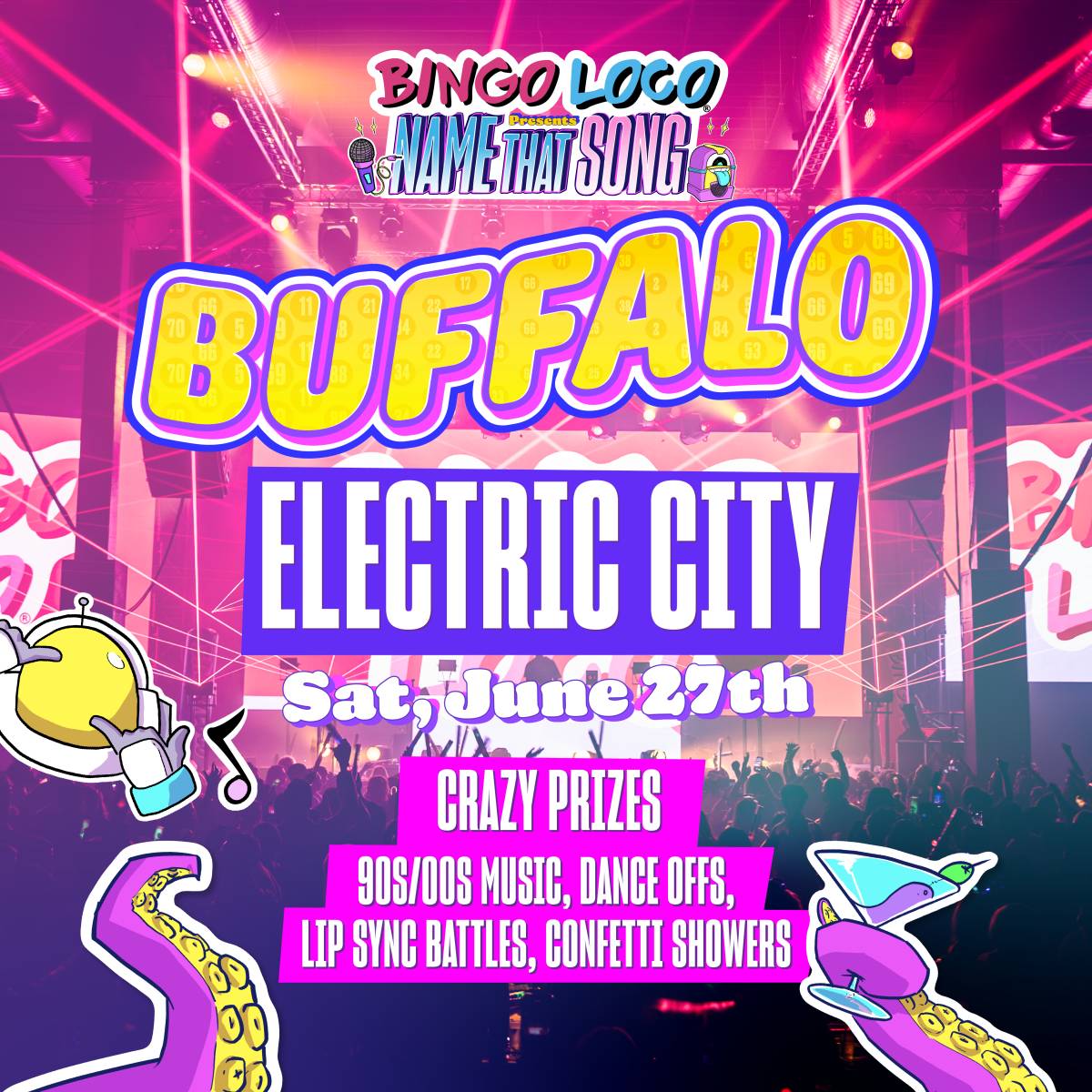 Bingo Loco Presents: Name That Song