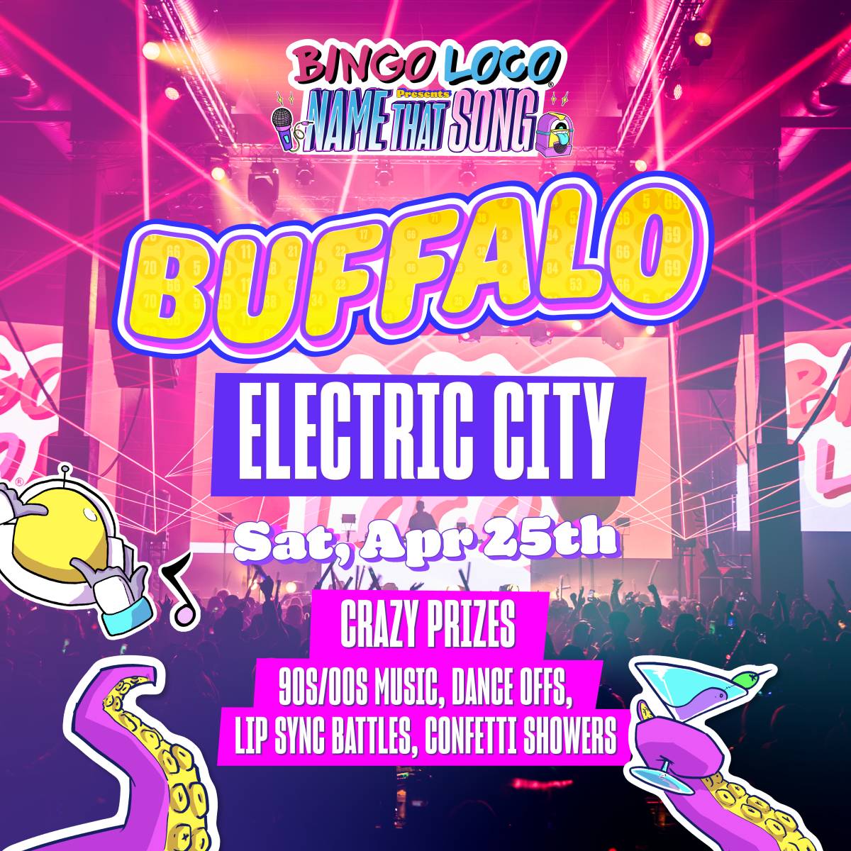 Bingo Loco Presents: Name That Song