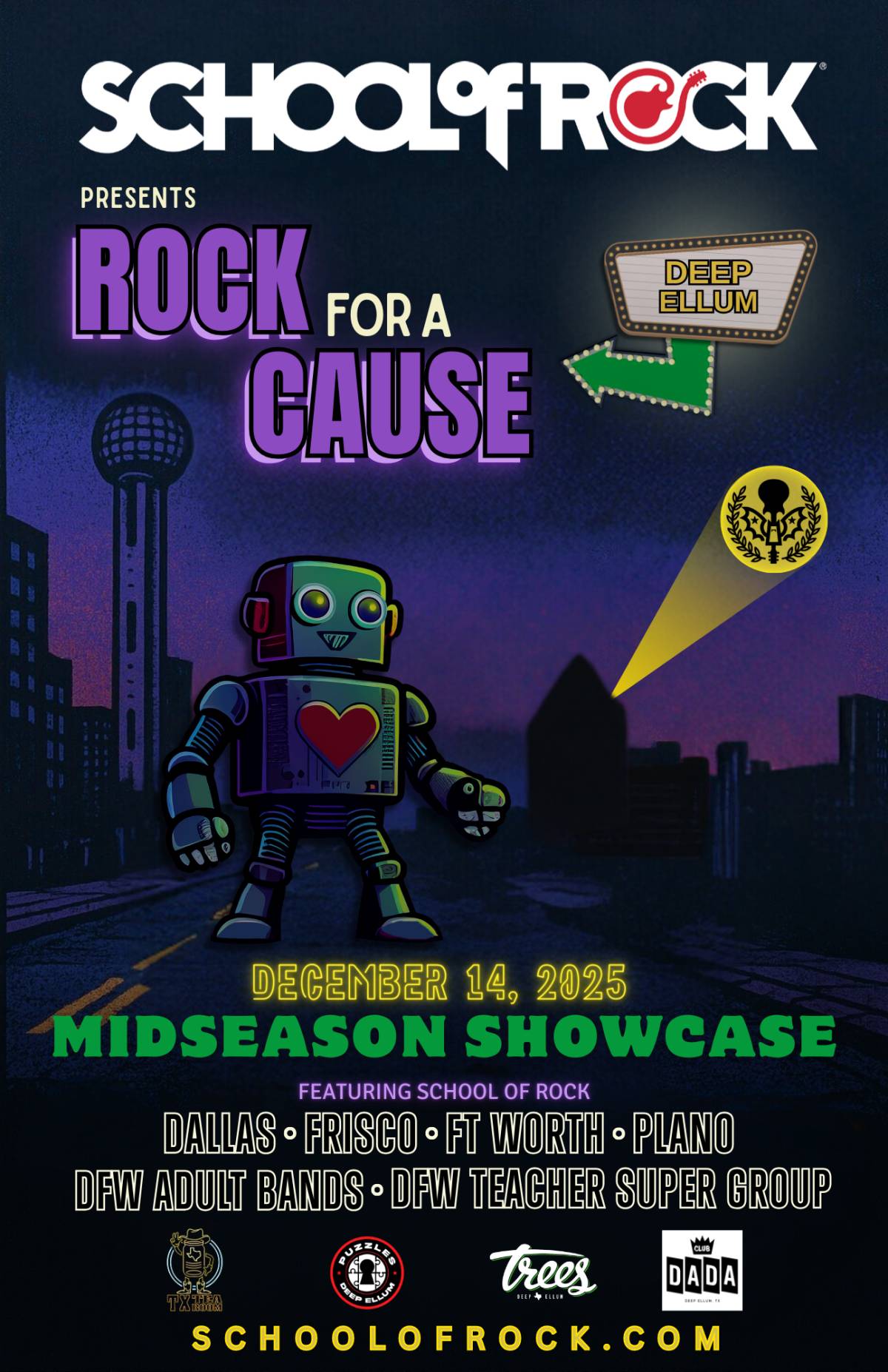 School of Rock – Rock for a Cause Midseason Showcase