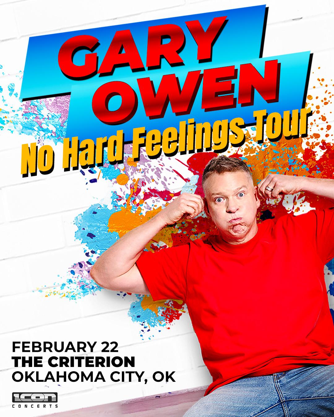 Gary Owen: No Hard Feelings Tour