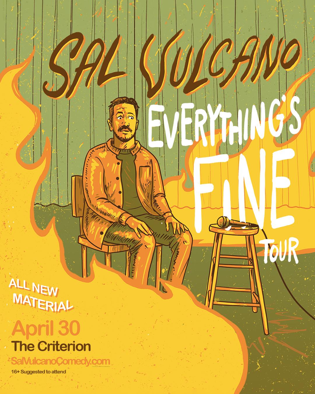 Sal Vulcano: Everything’s Fine Tour