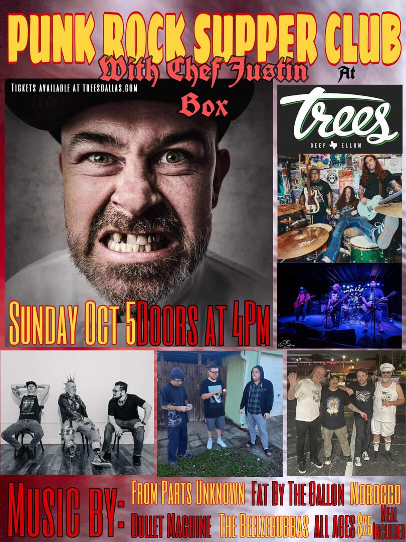 Punk Rock Supper Club with Chef Justin Box