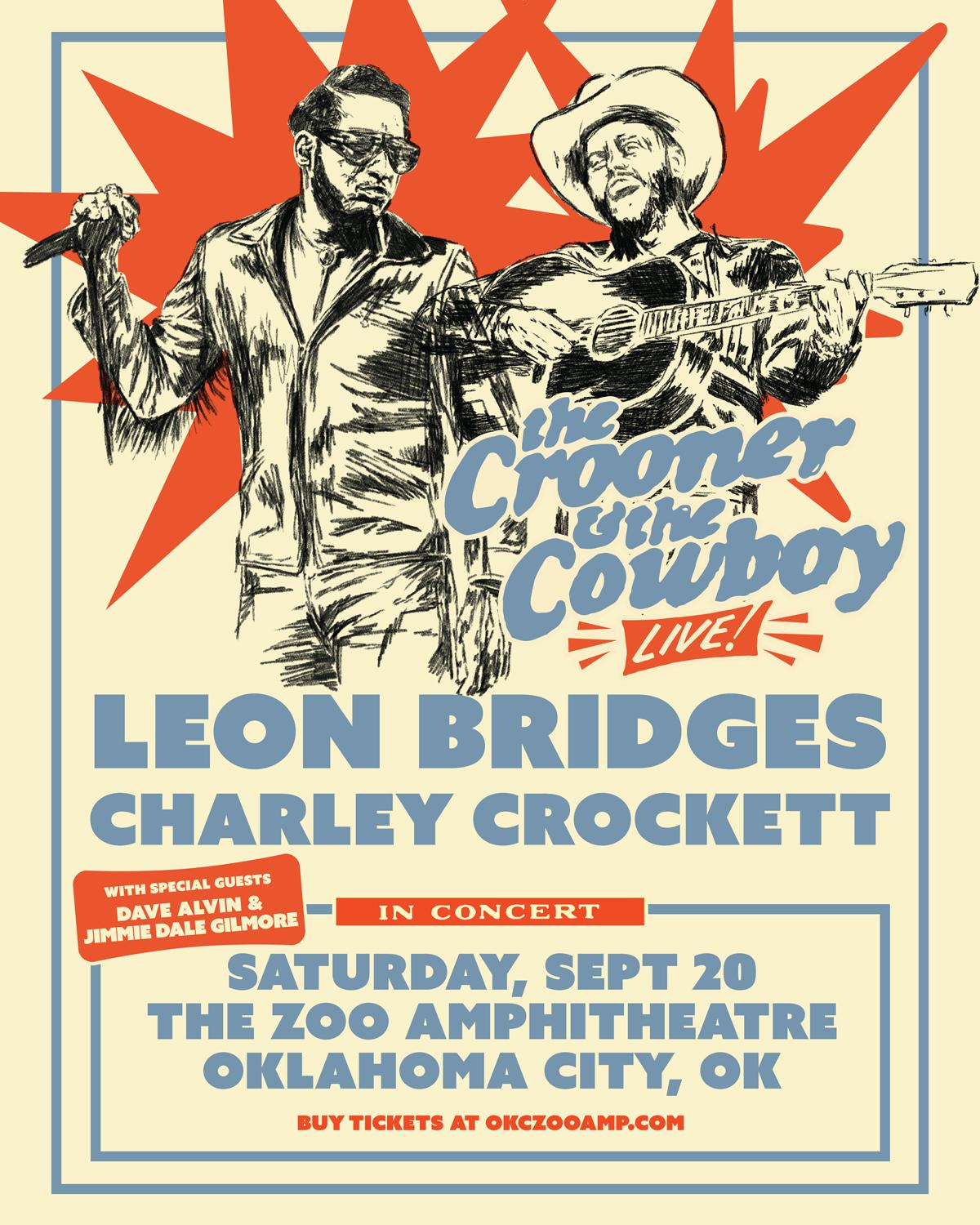 The Crooner & The Cowboy: Leon Bridges with very special guest Charley Crockett and…