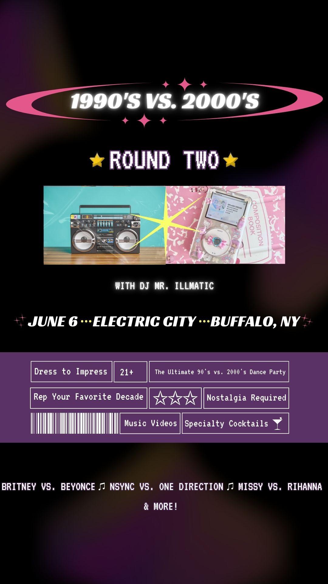 The Ultimate 90’s Vs 2000’s Dance Party: Round 2
