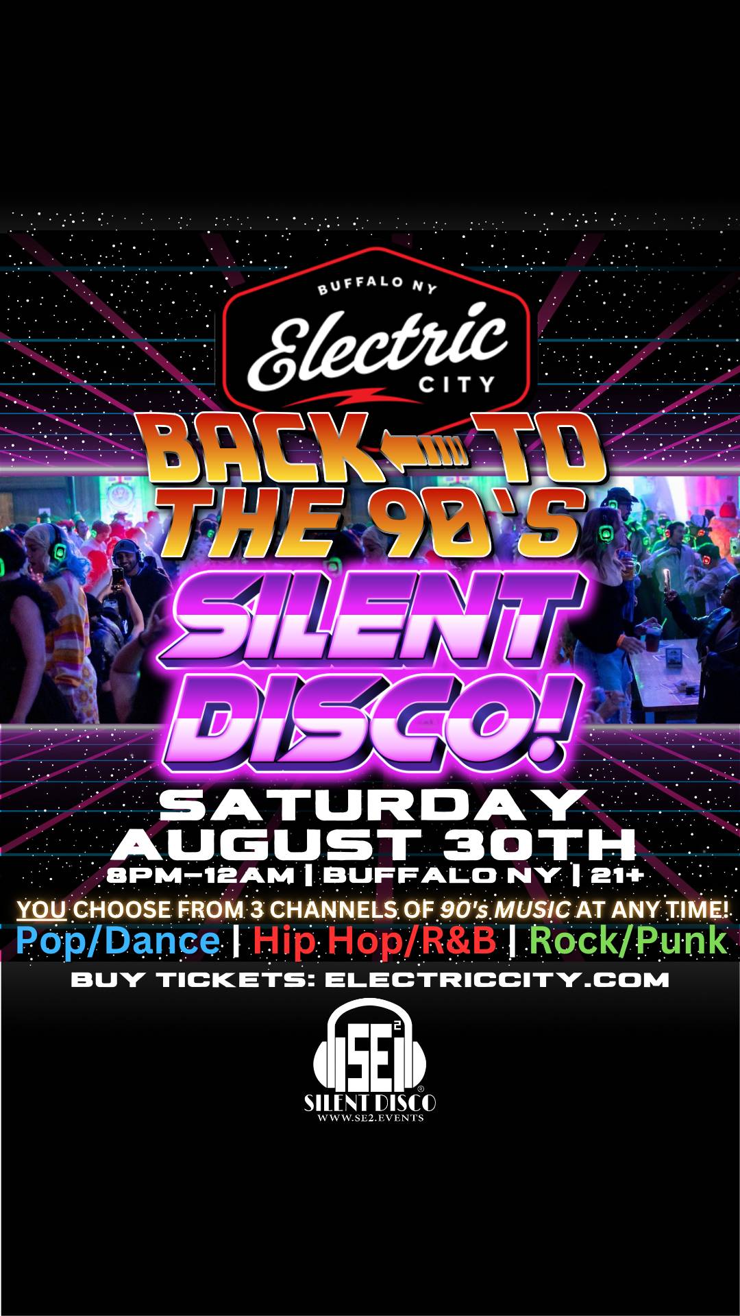 Back To The 90’s Silent Disco