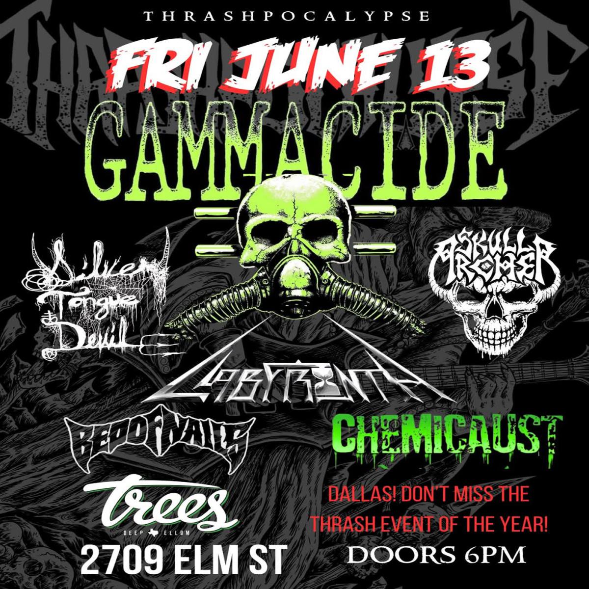 Thrashpocalypse featuring Gammcide
