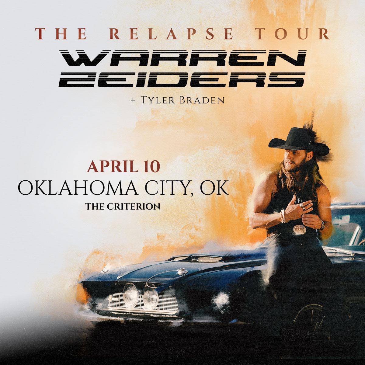 Warren Zeiders The Relapse Tour