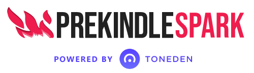 Prekindle Spark logo powered by Toneden